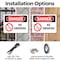 Signmission No Smoking Danger Sign, Plastic, 10in W x 7in L, 2PK OS-2PACK-DS-P-710-L-1469 - alternate 4